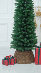 Green Artificial Pencil Slim Christmas Tree