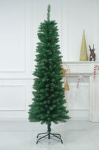 Green Artificial Pencil Slim Christmas Tree