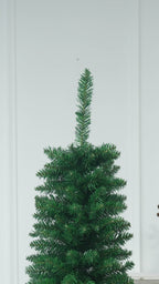 Green Artificial Pencil Slim Christmas Tree