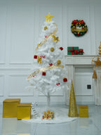Christmas Tree  Makapal Full-Bodied White Artificial Christmas Tree Decoration Easy Set Up