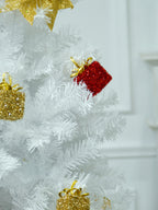 Christmas Tree  Makapal Full-Bodied White Artificial Christmas Tree Decoration Easy Set Up