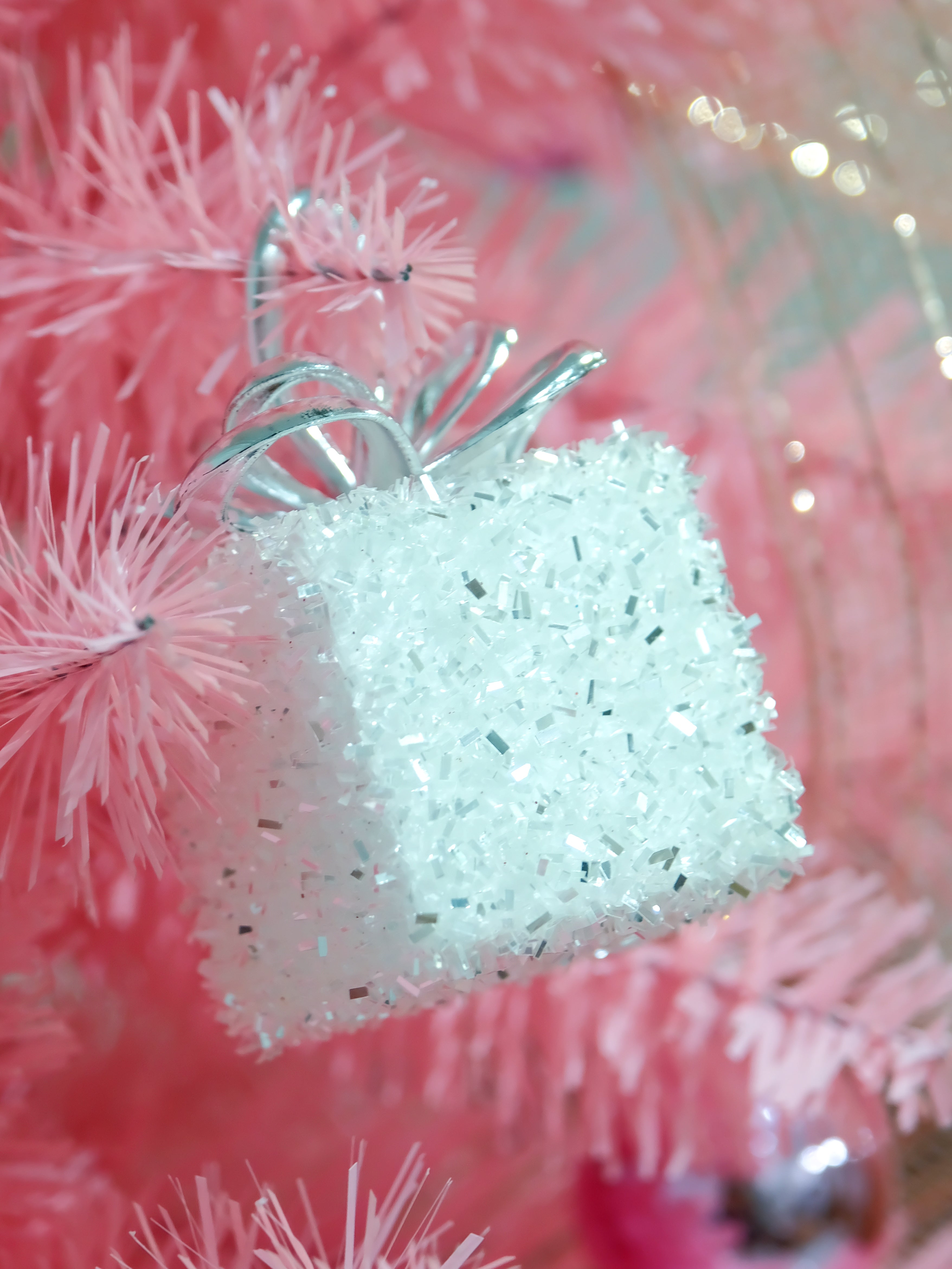 Pink Slim Christmas Tree 6ft High Quality Xmas Artificial Tree for Holiday Decorations
