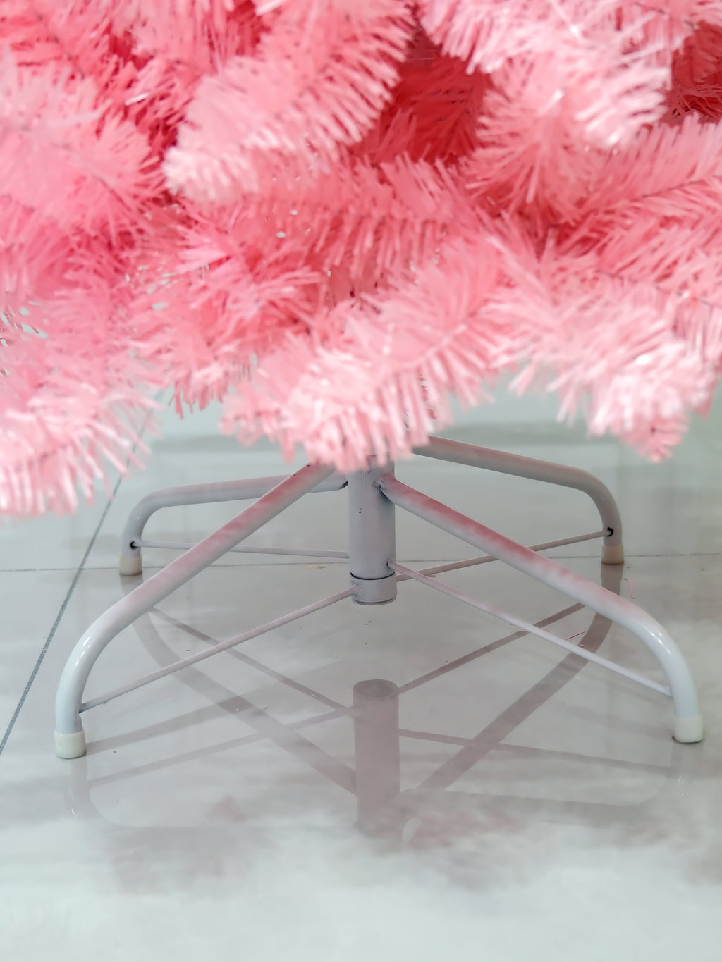 Pink Slim Christmas Tree 6ft High Quality Xmas Artificial Tree for Holiday Decorations