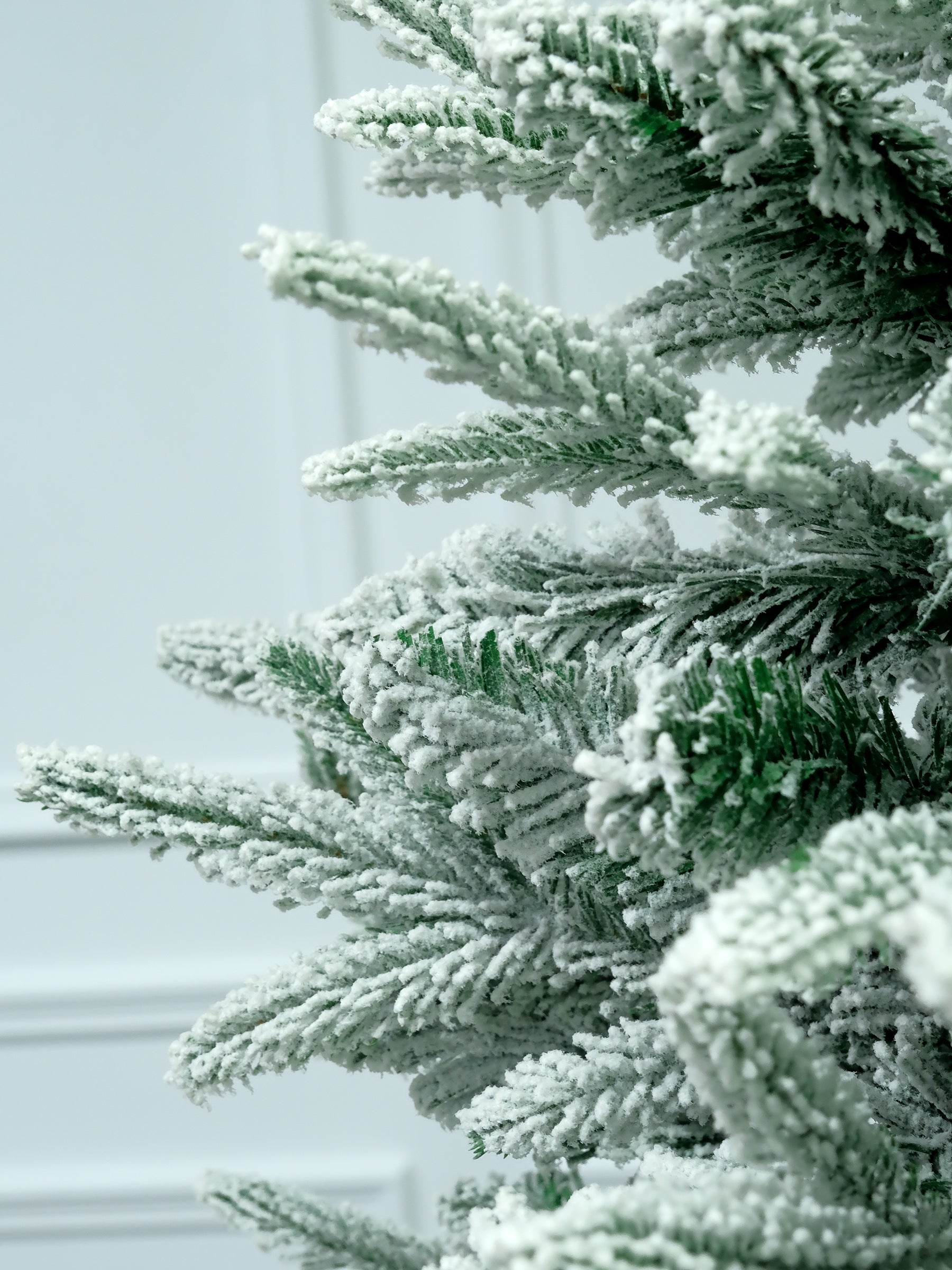 Snow Flocked Christmas Tree 4/ 5/6/7/8/10 FT High Quality  X Mas Decor Snow Tree