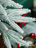 Snow Flocked Christmas Tree 4/ 5/6/7/8/10 FT High Quality  X Mas Decor Snow Tree