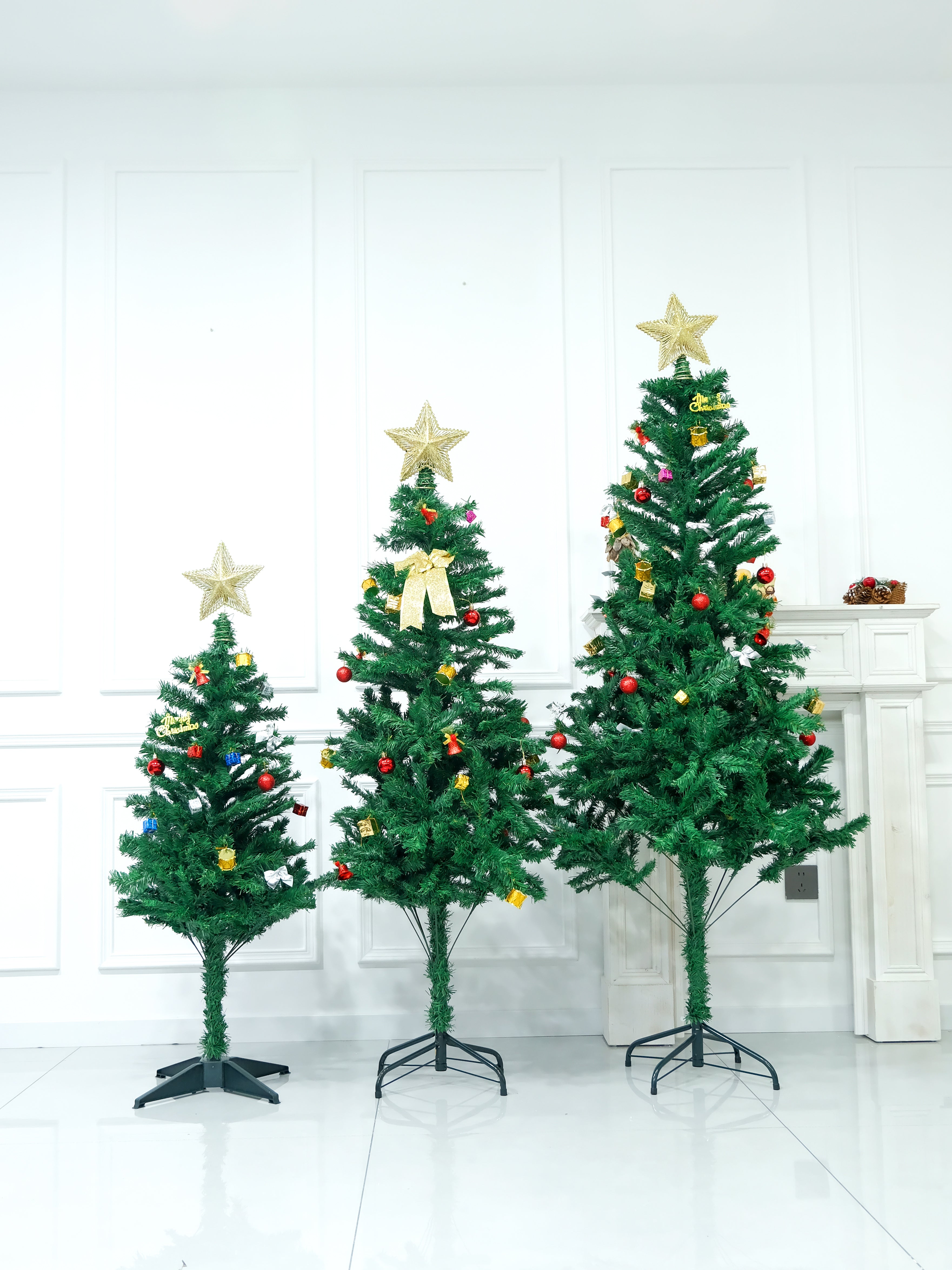 Christmas Tree PVC Material 4ft/5ft/6ft/7ft/8ft Artificial Full Christmas Tree