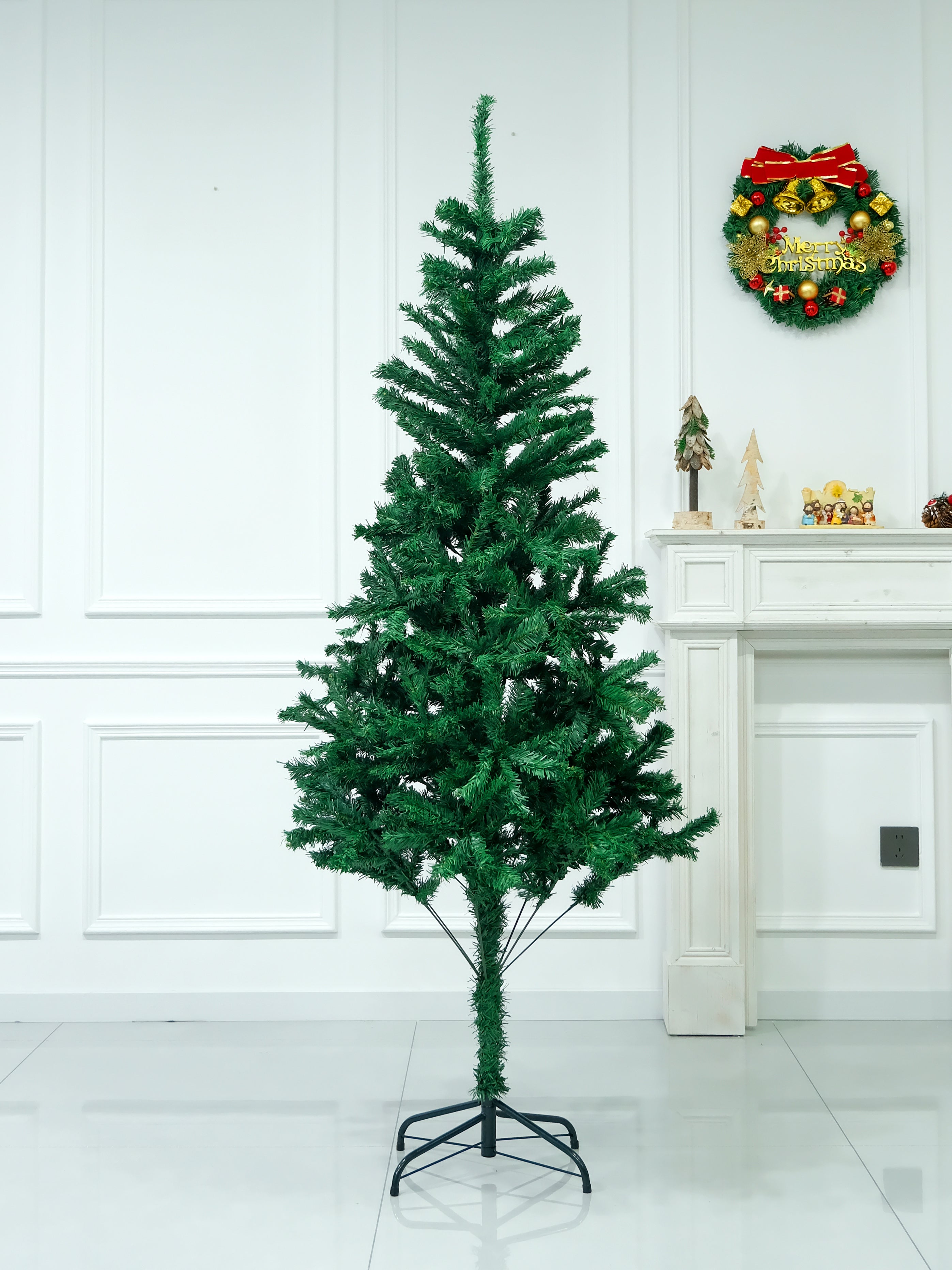 Christmas Tree PVC Material 4ft/5ft/6ft/7ft/8ft Artificial Full Christmas Tree