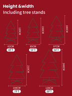 Christmas Tree  Makapal Full-Bodied White Artificial Christmas Tree Decoration Easy Set Up