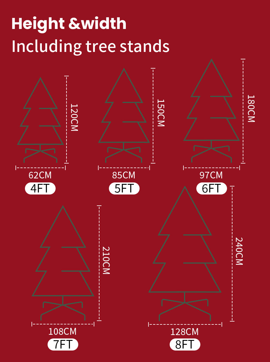 Christmas Tree  Makapal Full-Bodied White Artificial Christmas Tree Decoration Easy Set Up