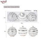 NUVOX 8cm Christmas Balls Xmas Tree Ornament Hanging Pendant Christmas Creative Balls Xmas Ornament