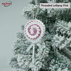 NUVOX Christmas Candy Hanging Decorations Threaded Lollipop Xmas Tree Hanging Ornaments For New Year
