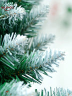 NUVOX Berry Christmas Tree 5/6/7/8FT Green Pine Snow Tree with Metal Stand Easy Set-up