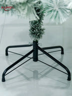 NUVOX Snow Flocked Artificial Christmas Tree Premium Hinged Pine Tree