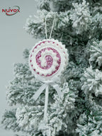 NUVOX Christmas Candy Hanging Decorations Threaded Lollipop Xmas Tree Hanging Ornaments For New Year