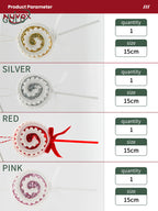 NUVOX Christmas Candy Hanging Decorations Threaded Lollipop Xmas Tree Hanging Ornaments For New Year