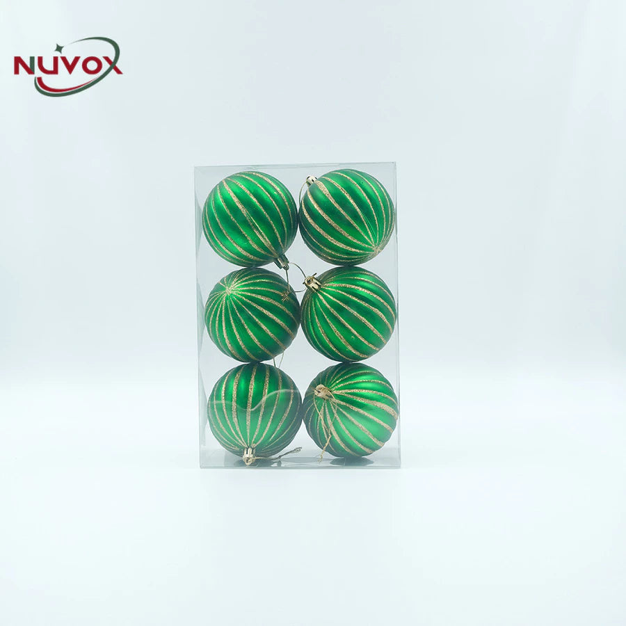 NUVOX Christmas Balls 8cm Xmas Tree Ornament Hanging Pendant Christmas Ball Painted Alien Pumpkin