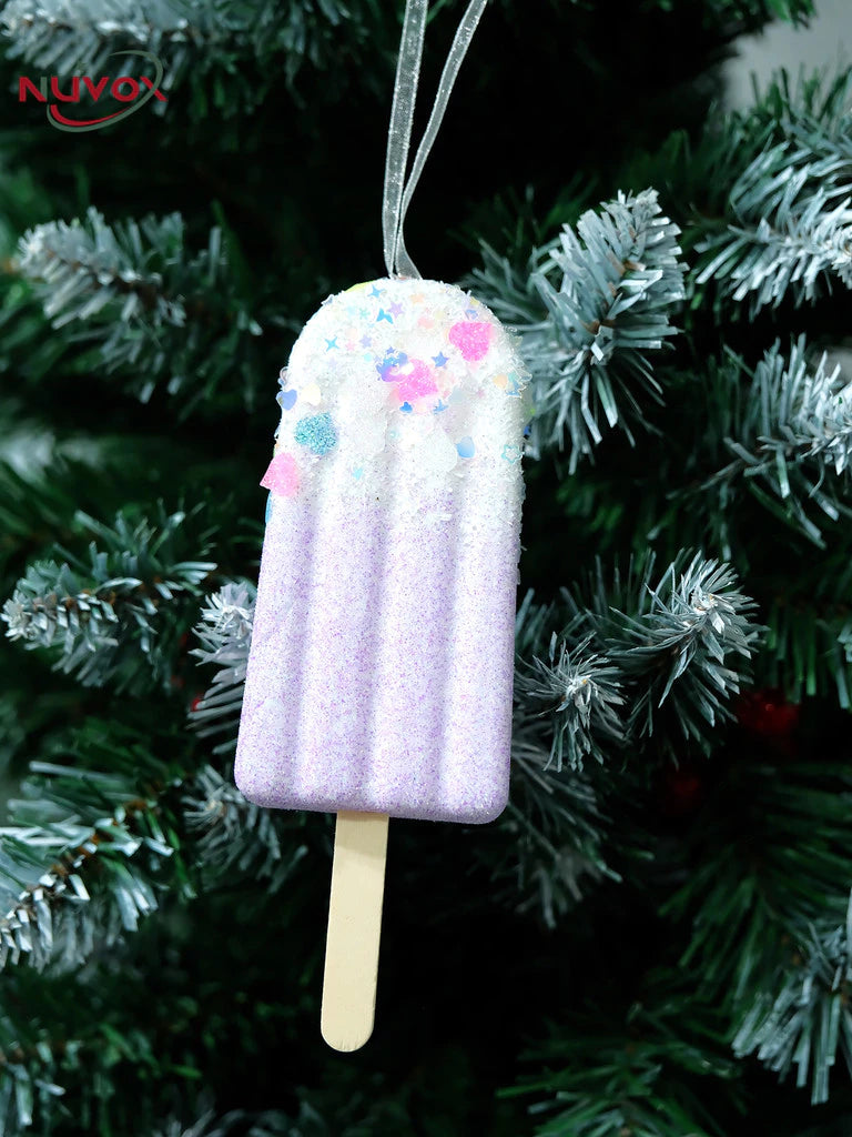 NUVOX Macaron Christmas Tree Pendants Ice Cream Set Christmas Tree Decoration Home Party Supplies