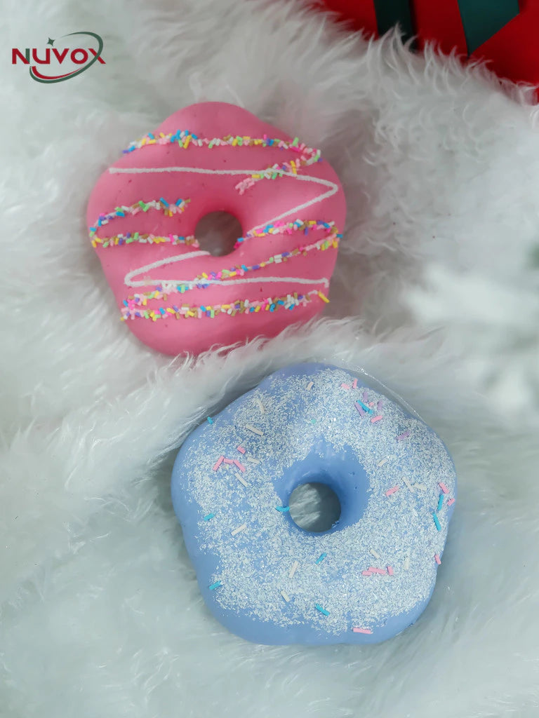 NUVOX Christmas Tree Pendant Macarons Donut Christmas Decoration Atmosphere Decoration