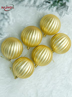 NUVOX Christmas Balls 8cm Xmas Tree Ornament Hanging Pendant Christmas Ball Painted Alien Pumpkin