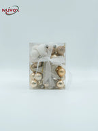 NUVOX 30Pcs/6cm Christmas Tree Ball Hanging Pendant Christmas Balls Decors Set for New Year Party