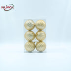 NUVOX Christmas Balls 8cm Xmas Tree Ornament Hanging Pendant Christmas Ball Painted Alien Pumpkin