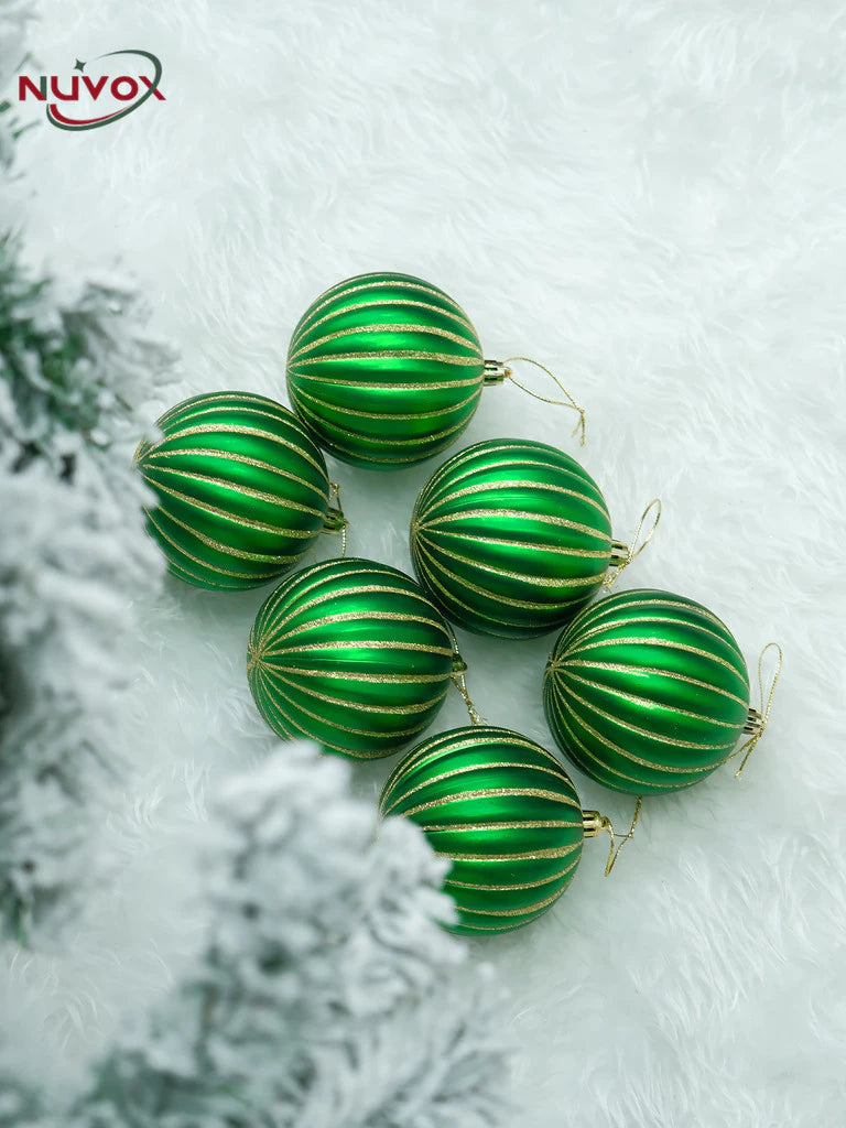 NUVOX Christmas Balls 8cm Xmas Tree Ornament Hanging Pendant Christmas Ball Painted Alien Pumpkin