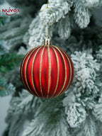 NUVOX Christmas Balls 8cm Xmas Tree Ornament Hanging Pendant Christmas Ball Painted Alien Pumpkin