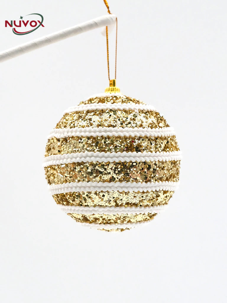 NUVOX 8cm Christmas Balls Xmas Tree Ornament Hanging Pendant Christmas Creative Balls Xmas Ornament