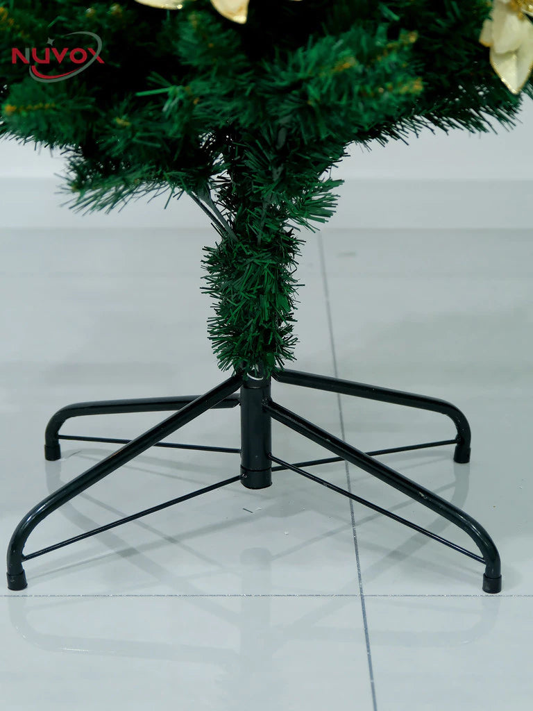 NUVOX Christmas Tree Slim Type 8FT/7FT/6FT/5FT PVC Artificial Pencil Christmas Tree with Stand
