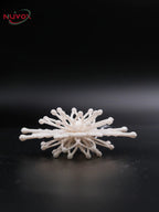 NUVOX 12CM Christmas Glitter Snowflake 3D Snowflake Glitter Star Xmas Tree Ornaments Hanging Decor