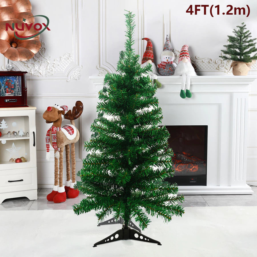 NUVOX PVC Christmas Tree 7ft Makapal Christmas Tree Set with Decoration for Home Party Supplies