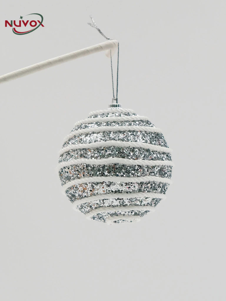 NUVOX 8cm Christmas Balls Xmas Tree Ornament Hanging Pendant Christmas Creative Balls Xmas Ornament