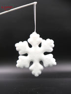 NUVOX Christmas Snowflakes Decoration Glitter Fake White Snowflake Xmas Tree Hanging Pendents Decor