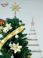 NUVOX Christmas Tree Slim Type 8FT/7FT/6FT/5FT PVC Artificial Pencil Christmas Tree with Stand