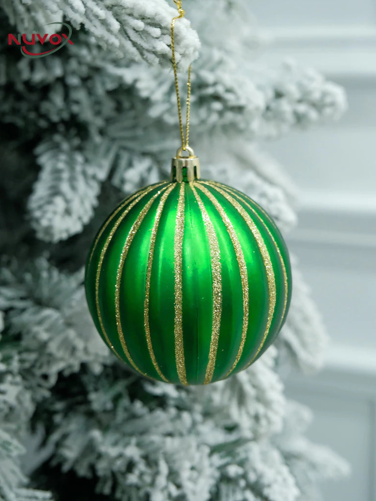 NUVOX Christmas Balls 8cm Xmas Tree Ornament Hanging Pendant Christmas Ball Painted Alien Pumpkin