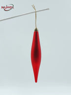 NUVOX 12pcs Twisted Icicle Ornament Decoration Christmas Ball Glitter Icicle Hanging Ornament