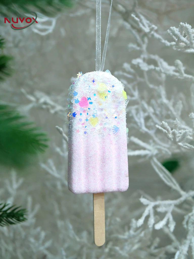 NUVOX Macaron Christmas Tree Pendants Ice Cream Set Christmas Tree Decoration Home Party Supplies